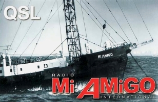Radio Mi Amigo International QSL Card Radio Mi Amigo International QSL Card